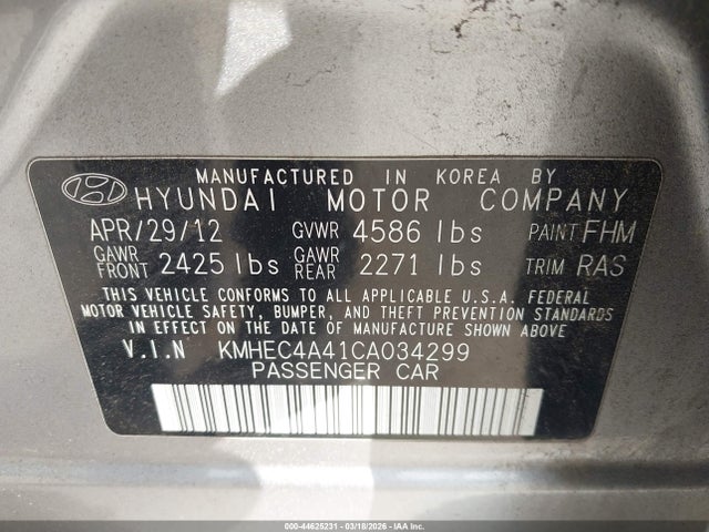 HYUNDAI SONATA HYBRID - 9