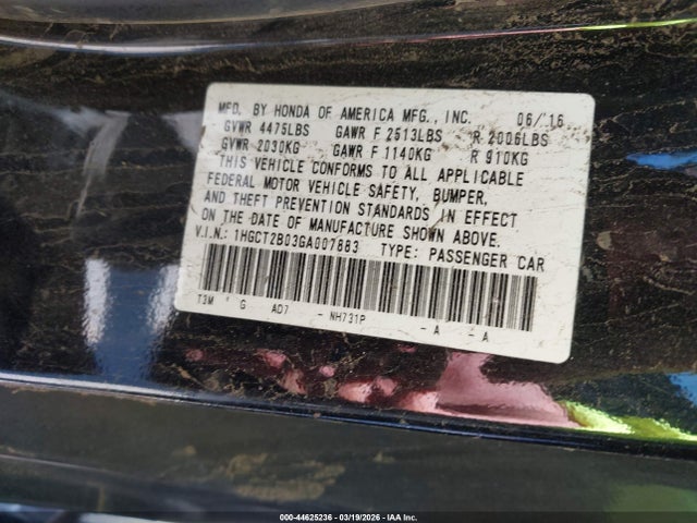 HONDA ACCORD TOURING - 9