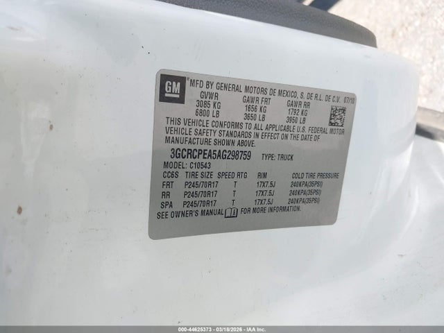 CHEVROLET SILVERADO 1500 WORK TRUCK - 9