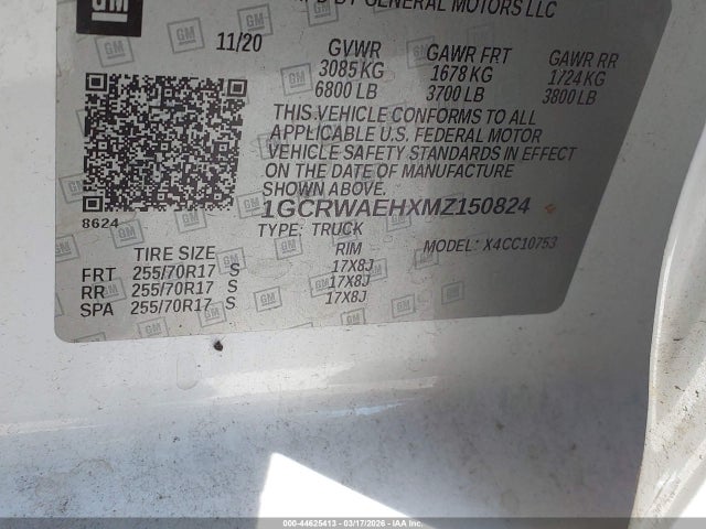 CHEVROLET SILVERADO 1500 2WD STANDARD BED WT - 9