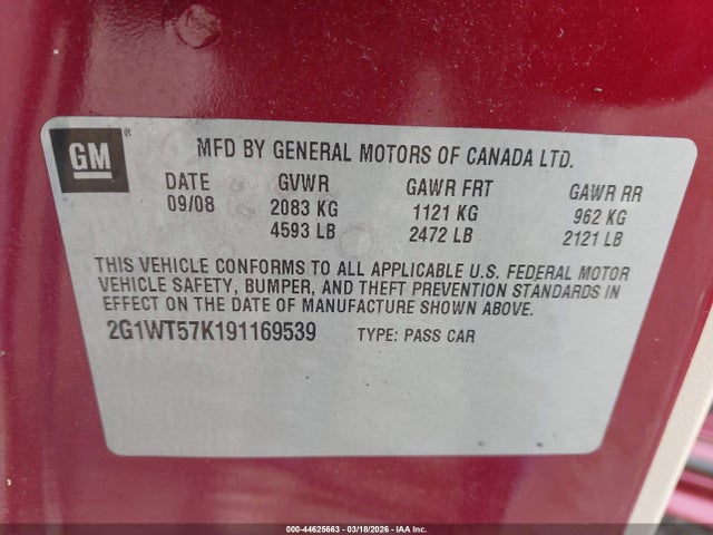 CHEVROLET IMPALA LT - 9