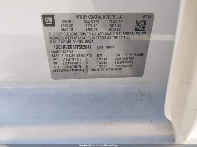 CHEVROLET SILVERADO 2500HD LT - 9