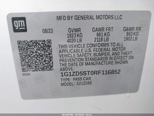 CHEVROLET MALIBU FWD 1LT - 9