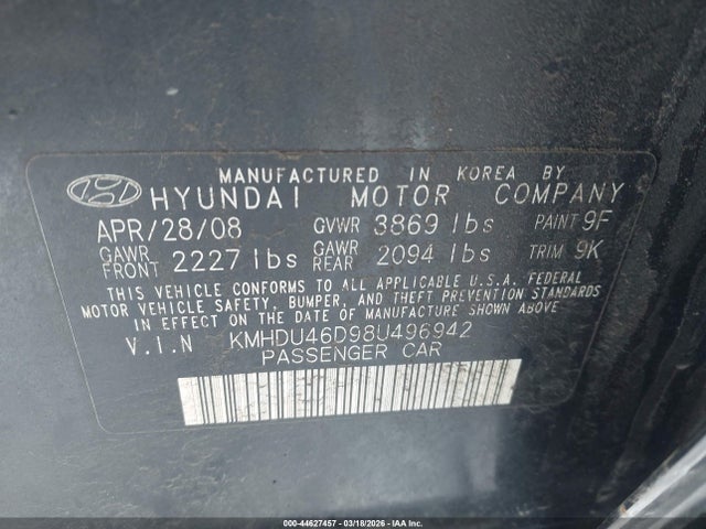 HYUNDAI ELANTRA GLS/SE - 9