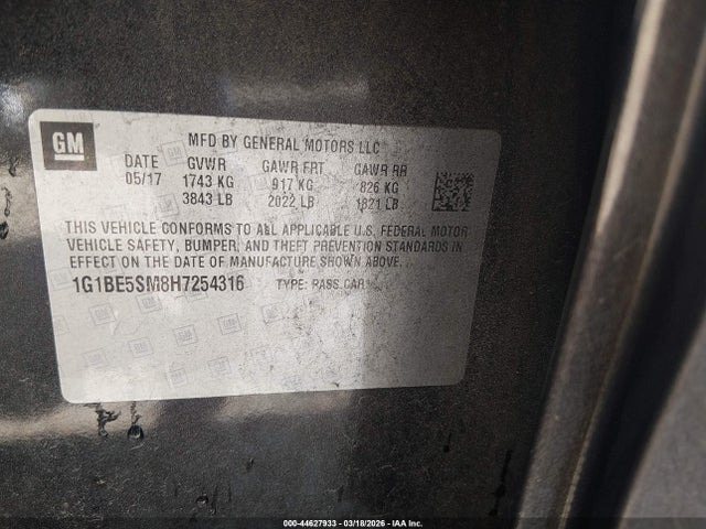 CHEVROLET CRUZE LT AUTO - 9