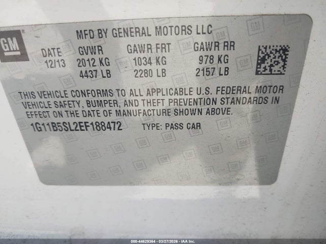 CHEVROLET MALIBU 1LS - 9