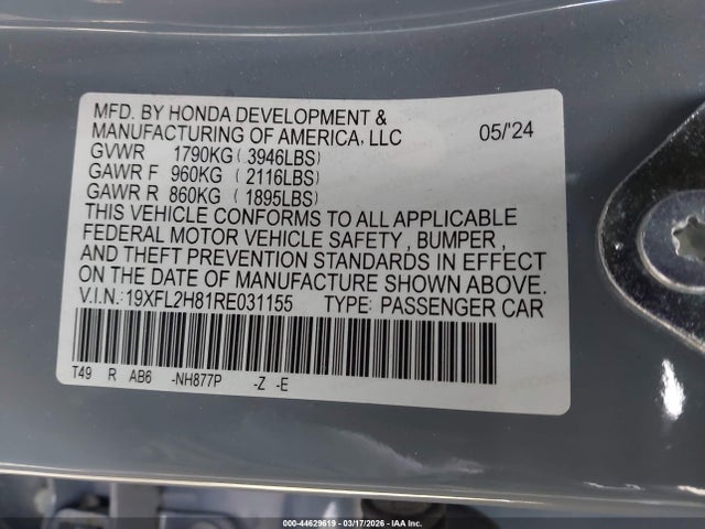 HONDA CIVIC SPORT - 9