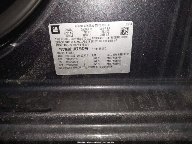 CHEVROLET SILVERADO 1500 1LT - 9