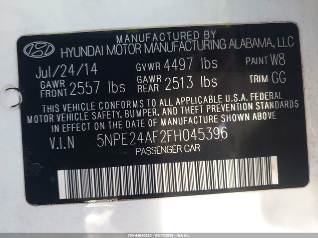 HYUNDAI SONATA SE - 9