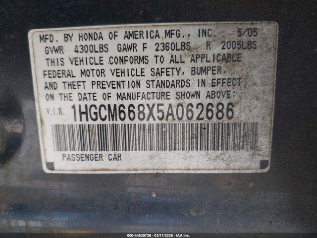 HONDA ACCORD 3.0 EX - 9