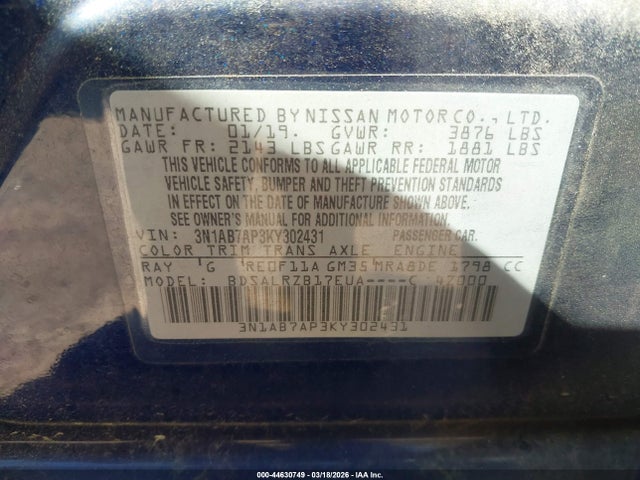 NISSAN SENTRA SR - 9
