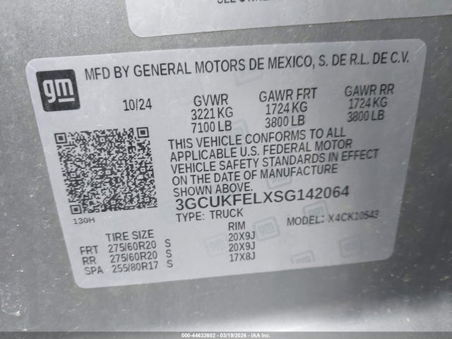 CHEVROLET SILVERADO 1500 4WD SHORT BED LT TRAIL BOSS - 9