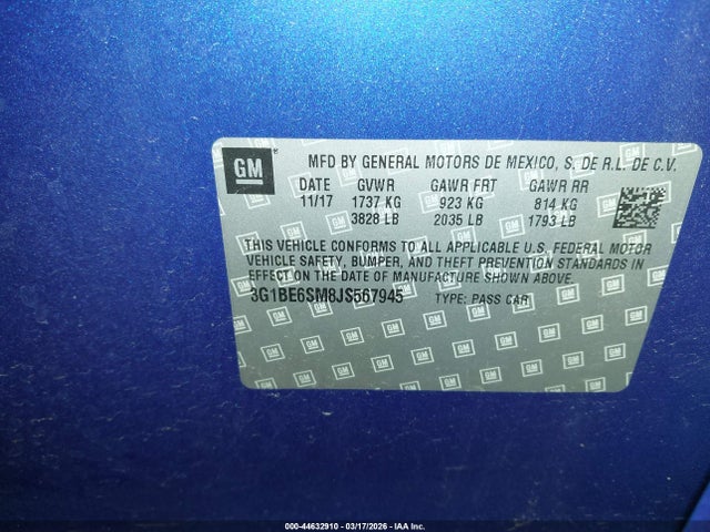 CHEVROLET CRUZE LT AUTO - 9