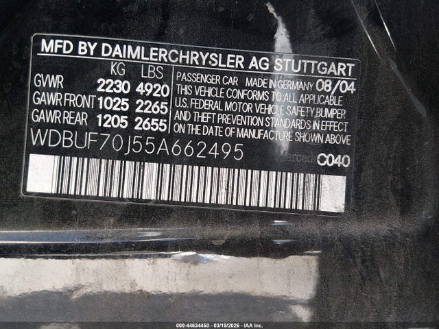 MERCEDES-BENZ E-CLASS - 9