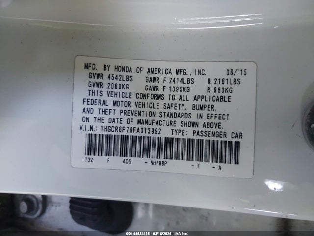 HONDA ACCORD HYBRID TOURING - 9