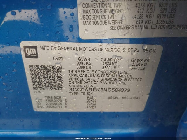 CHEVROLET SILVERADO 1500 2WD SHORT BED CUSTOM - 9