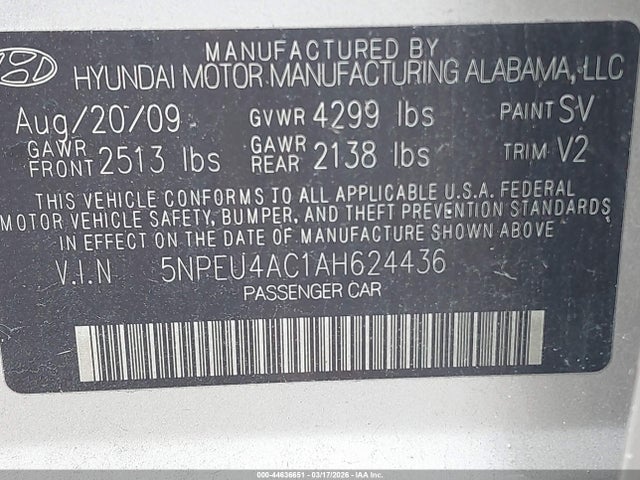 HYUNDAI SONATA LIMITED - 9