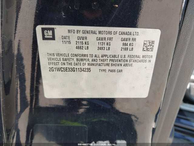 CHEVROLET IMPALA LIMITED LTZ - 9