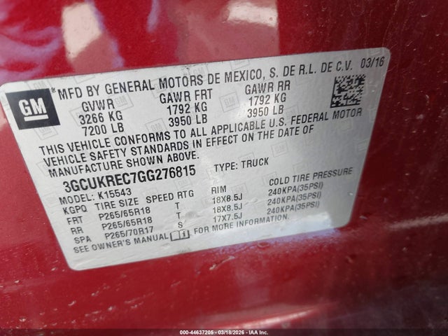 CHEVROLET SILVERADO 1500 2LT - 9