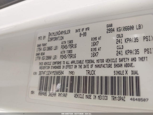 DODGE RAM 1500 ST - 9