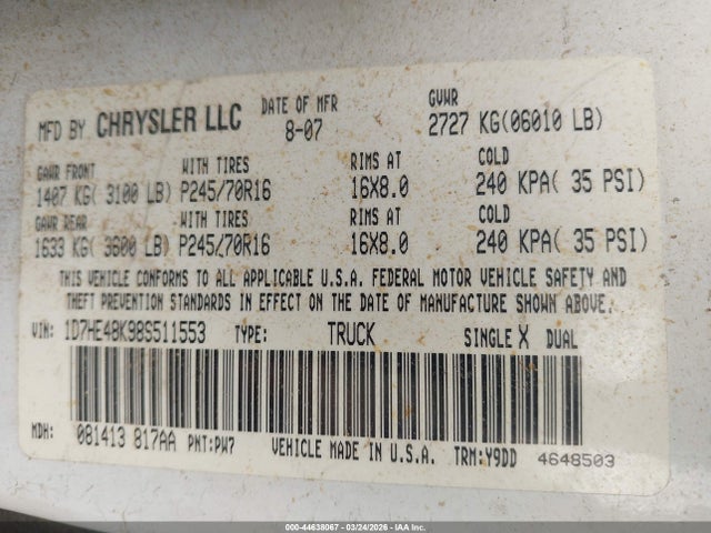 DODGE DAKOTA SLT - 9