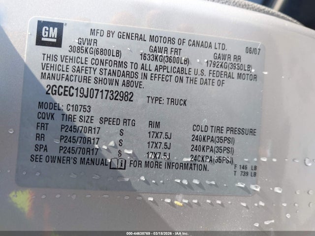 CHEVROLET SILVERADO 1500 WORK TRUCK - 9