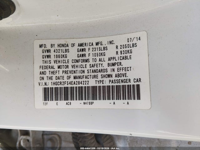 HONDA ACCORD SPORT - 9