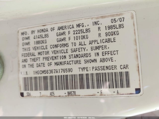 HONDA ACCORD 2.4 SE - 9