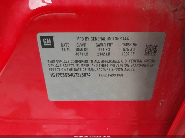 CHEVROLET CRUZE LIMITED 1LT AUTO - 9