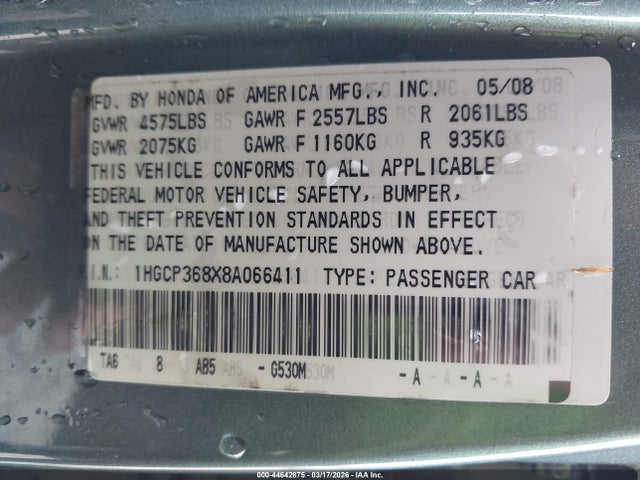 HONDA ACCORD 3.5 EX-L - 9