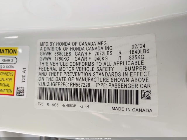 HONDA CIVIC SPORT - 9