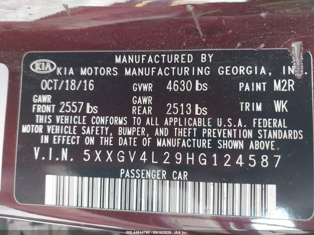 KIA OPTIMA SXL TURBO - 9