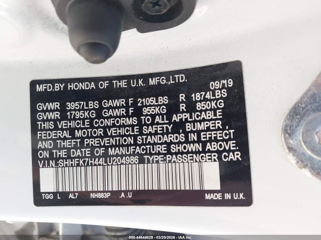 HONDA CIVIC SPORT - 9