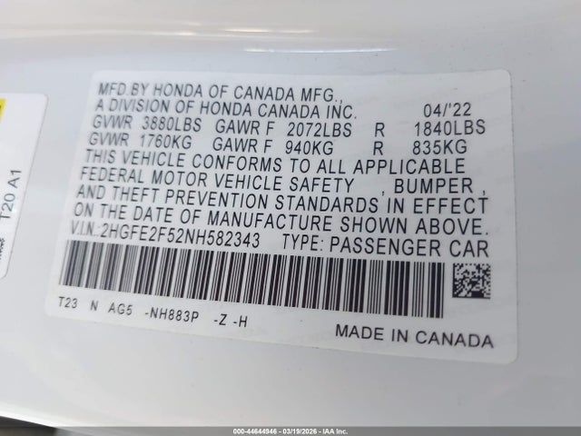 HONDA CIVIC SPORT - 9