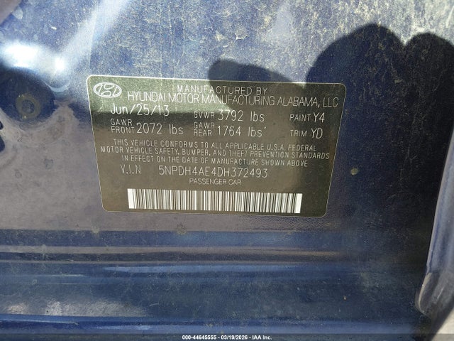 HYUNDAI ELANTRA LIMITED - 9