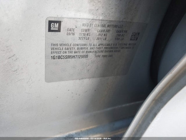 CHEVROLET CRUZE LS AUTO - 9