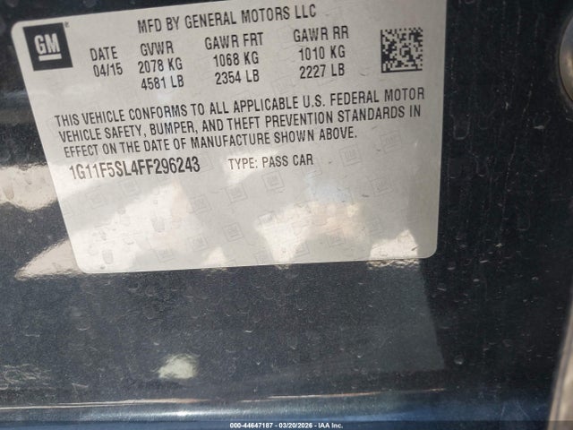 CHEVROLET MALIBU 1LZ - 9