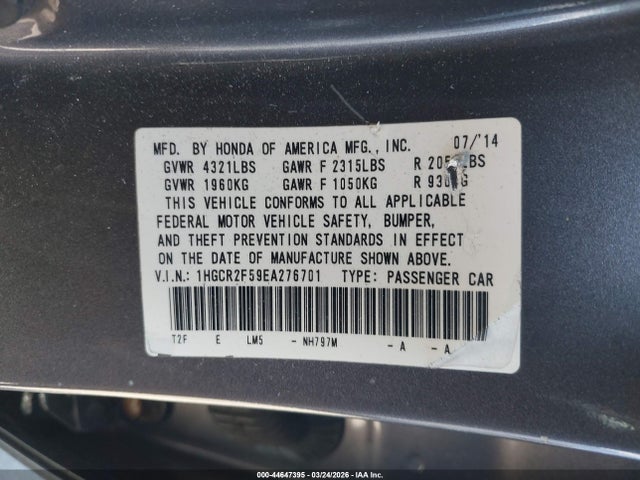 HONDA ACCORD SPORT - 9