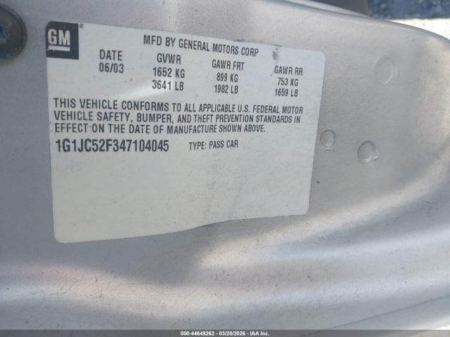 CHEVROLET CAVALIER - 9