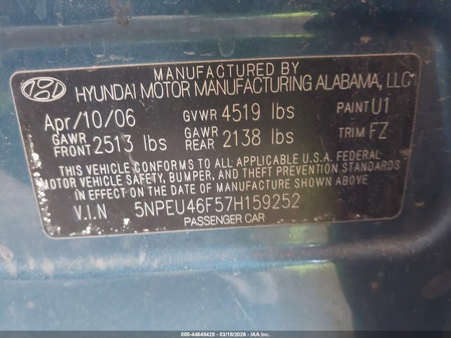 HYUNDAI SONATA LIMITED/SE V6 - 9