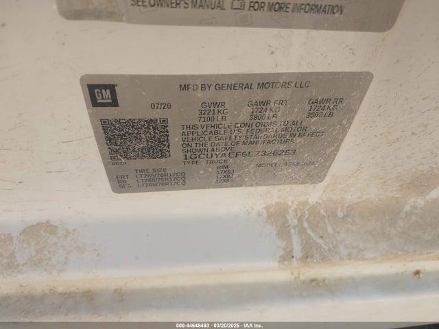 CHEVROLET SILVERADO 1500 4WD STANDARD BED WT - 9