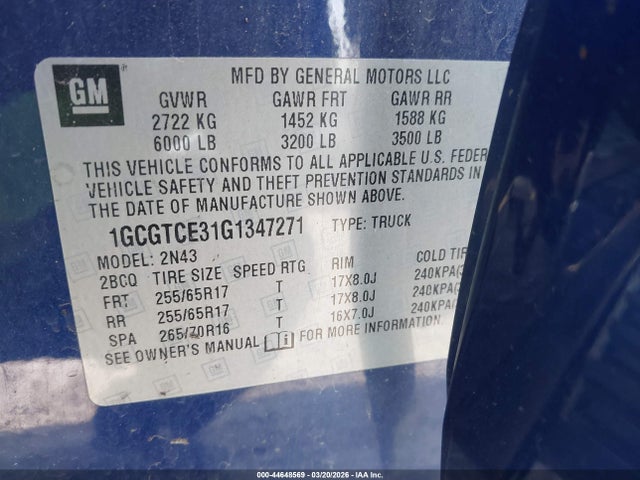 CHEVROLET COLORADO LT - 9