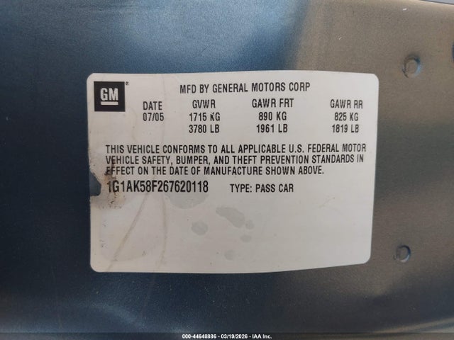 CHEVROLET COBALT LS - 9