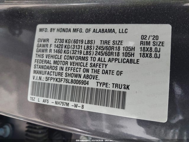 HONDA RIDGELINE RTL-E - 9