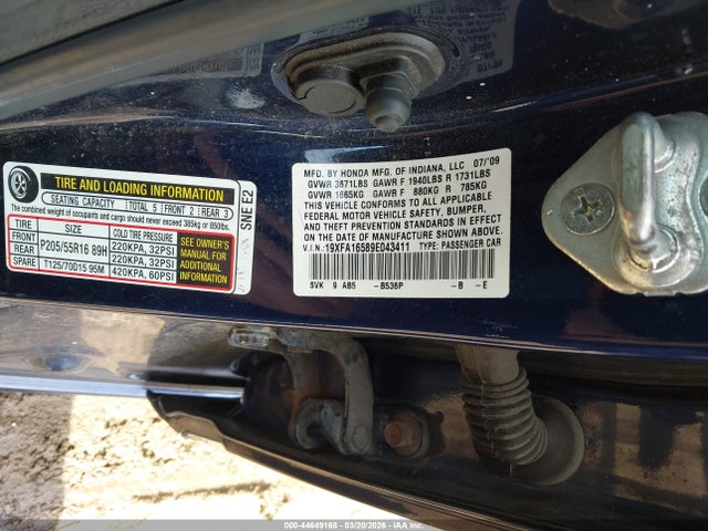HONDA CIVIC LX - 9