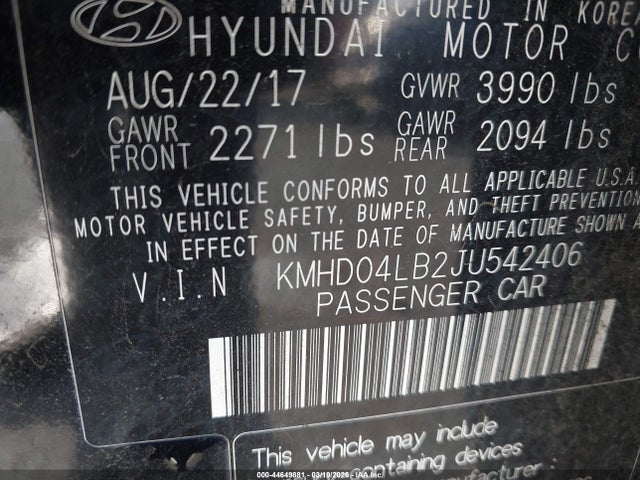 HYUNDAI ELANTRA SPORT - 9