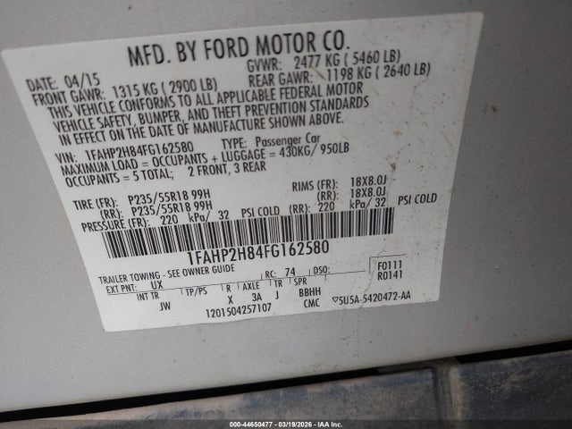 FORD TAURUS SEL - 9