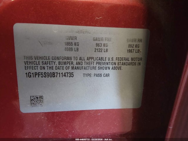 CHEVROLET CRUZE 1LT - 9