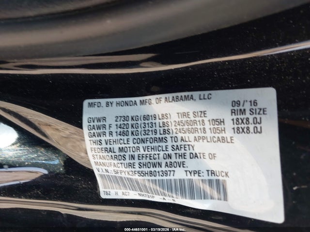 HONDA RIDGELINE - 9