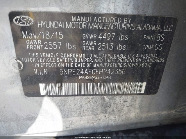 HYUNDAI SONATA SE - 9